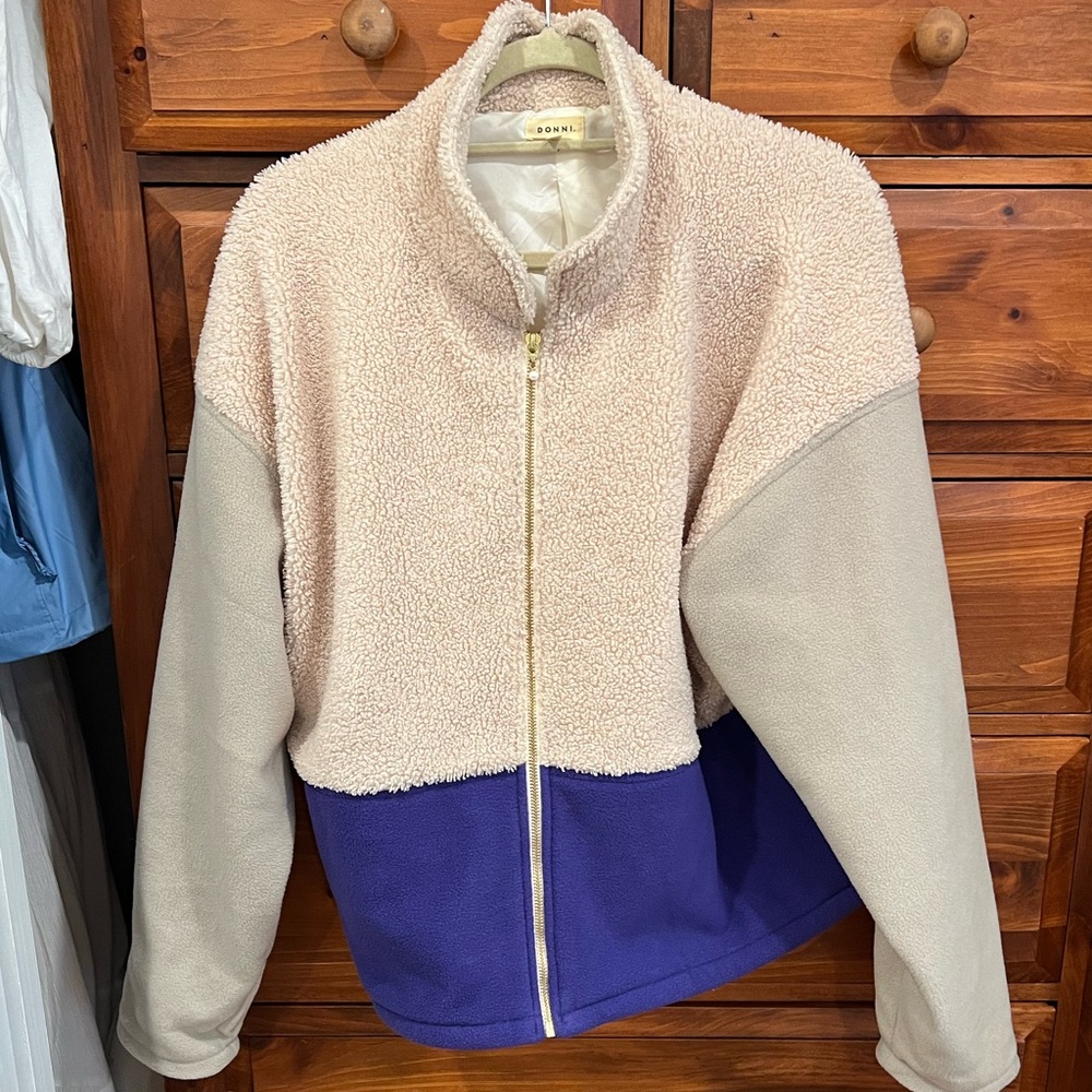 Donni colorblock jacket size XL